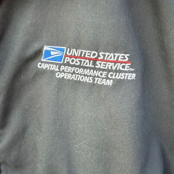 United States Postal Service Vintage 90s Blue Black Jacket Size XL - Picture 7 of 7